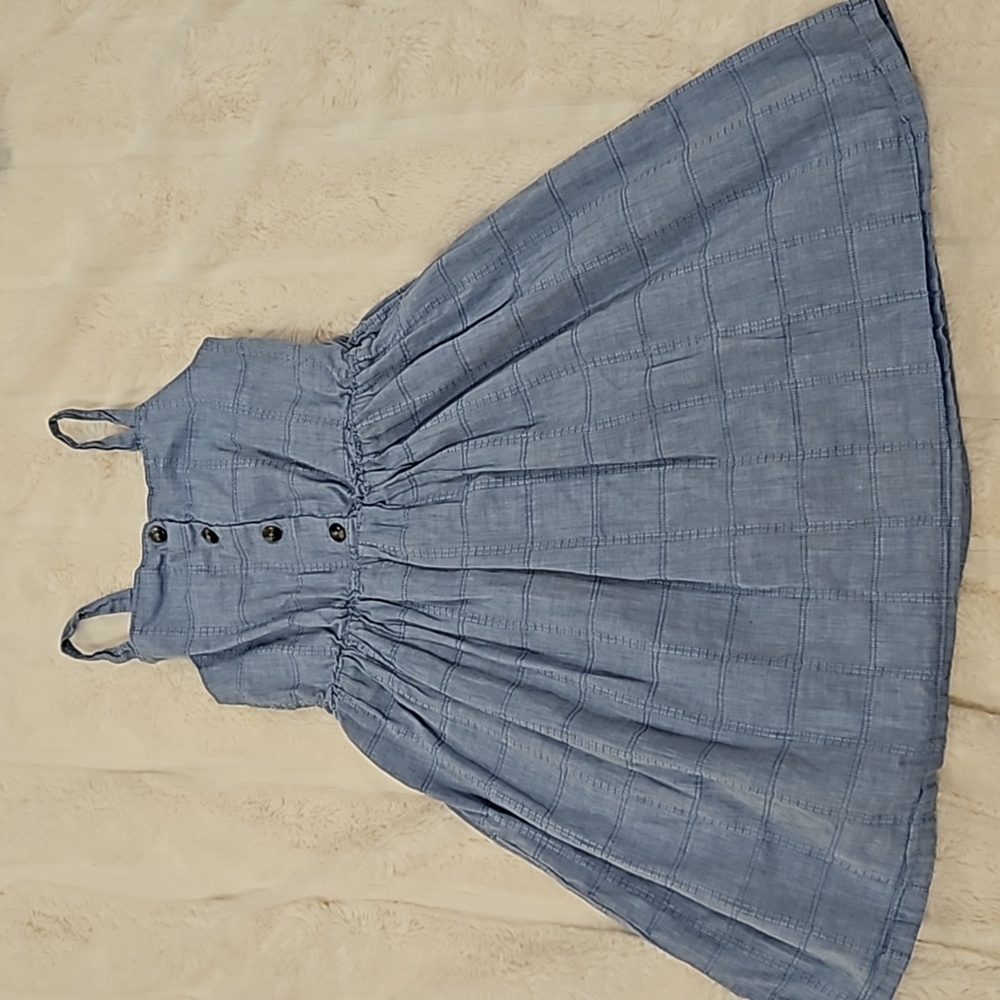 Little Girls Chambray Dress